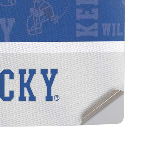 University of Kentucky Jersey Split PS5 Pro Disk Console Skin