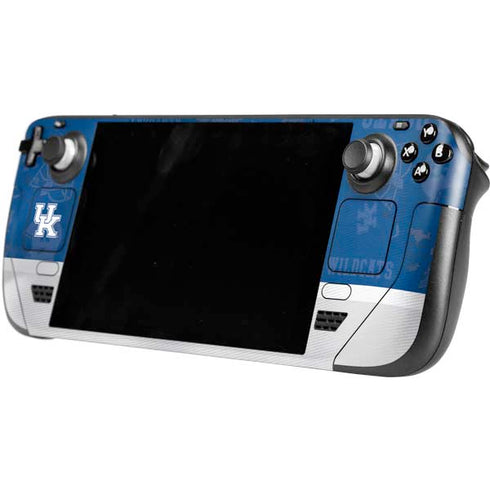 University of Kentucky Jersey Split Steam Deck Handheld Gaming Computer OLED Skin