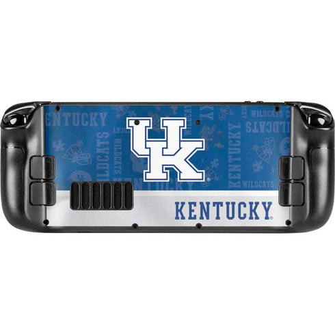 University of Kentucky Jersey Split Steam Deck Handheld Gaming Computer OLED Skin