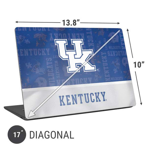 University of Kentucky Jersey Split Universal Laptop 17in (13.8 x 10in) Skin