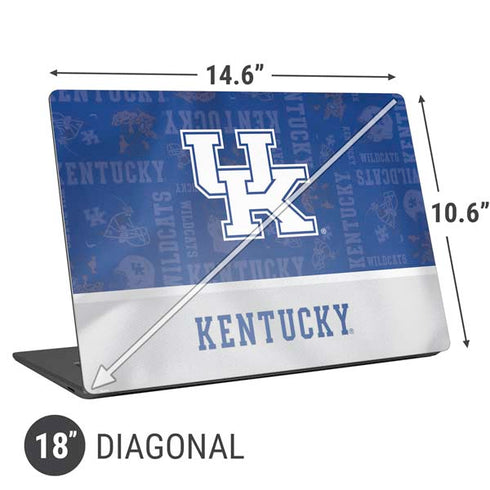 University of Kentucky Jersey Split Universal Laptop 18in (14.6 x 10.6in) Skin