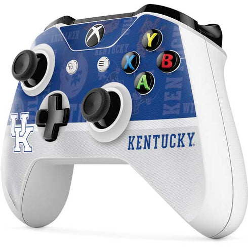 University of Kentucky Jersey Split Xbox One X Controller Skin