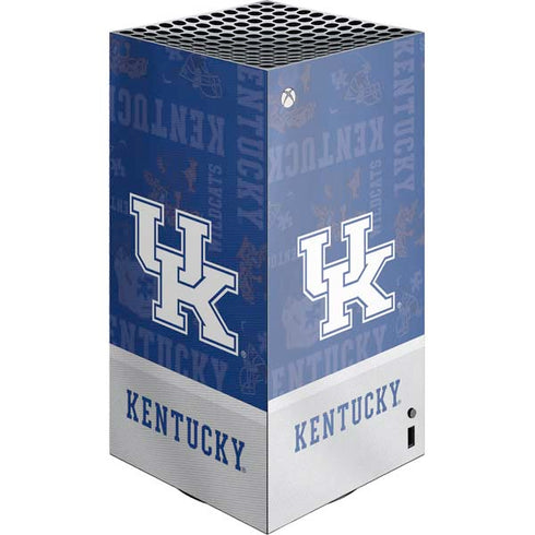 University of Kentucky Jersey Split XBox Series X Digital Edition Console Skin