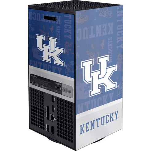 University of Kentucky Jersey Split XBox Series X Digital Edition Console Skin