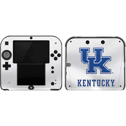 University of Kentucky White Jersey Nintendo 2DS Skin