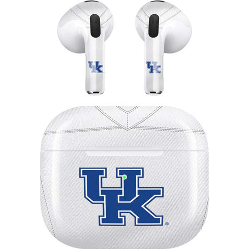 University of Kentucky White Jersey Apple AirPods (3rd Gen 2021) Skin