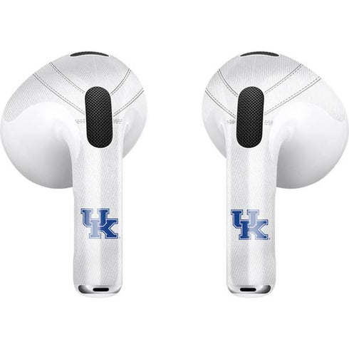 University of Kentucky White Jersey Apple AirPods (3rd Gen 2021) Skin