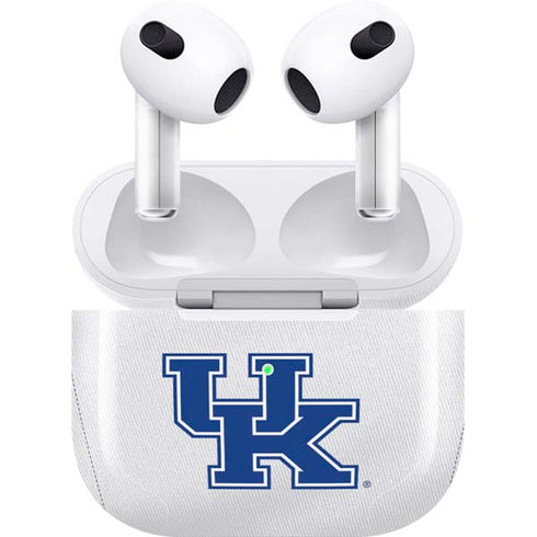 University of Kentucky White Jersey Apple AirPods (3rd Gen 2021) Skin