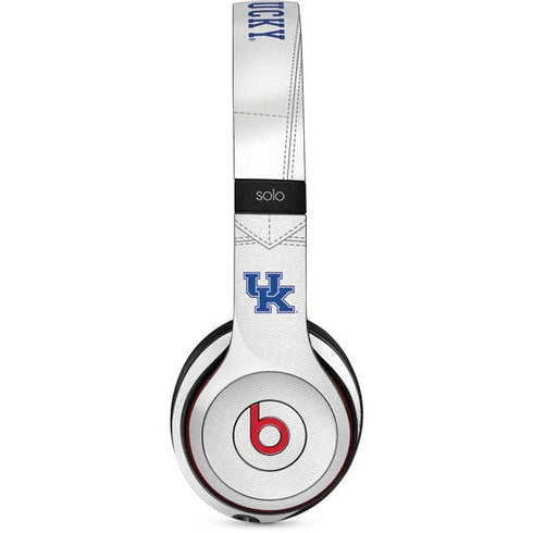 University of Kentucky White Jersey Beats Solo 2 Wireless Skin