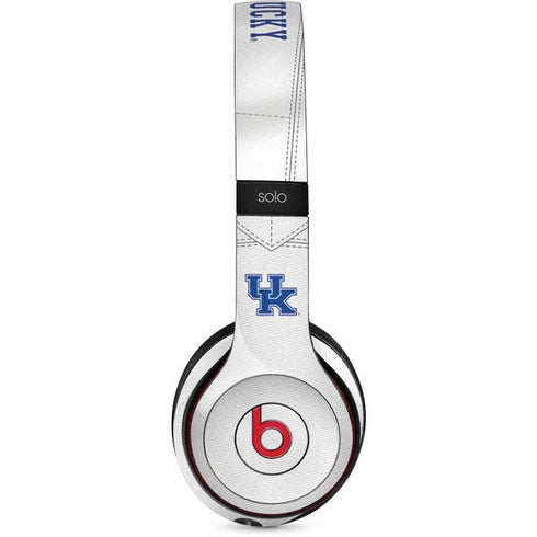 University of Kentucky White Jersey Beats Solo 3 Wireless Skin