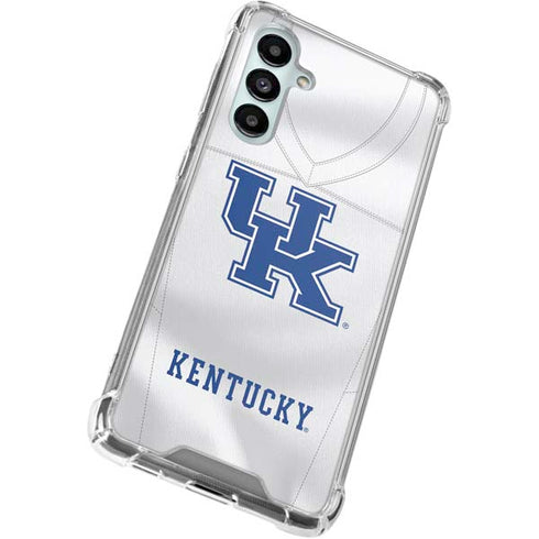 University of Kentucky White Jersey Galaxy A16 5G Clear Case