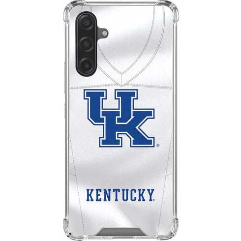 University of Kentucky White Jersey Galaxy A17 Clear Case