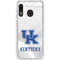 University of Kentucky White Jersey Galaxy A20 Clear Case