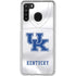 University of Kentucky White Jersey Galaxy A21 Clear Case