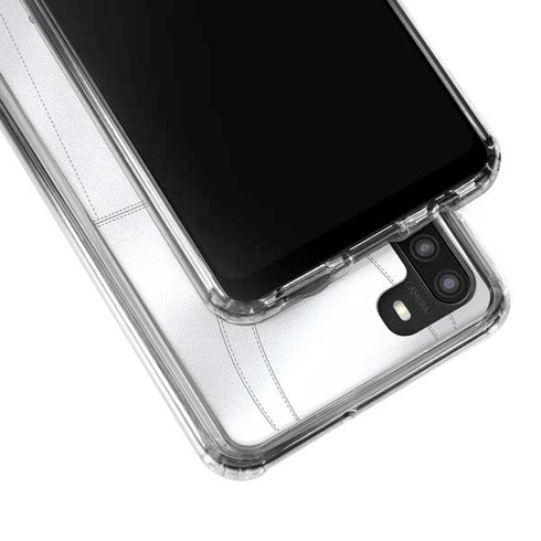 University of Kentucky White Jersey Galaxy A21 Clear Case