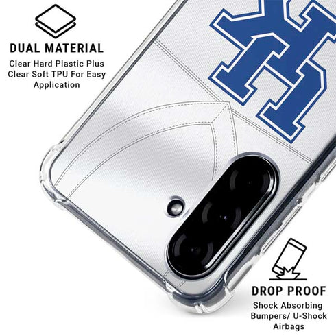 University of Kentucky White Jersey Galaxy A36 5G Clear Case