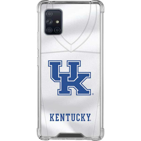 University of Kentucky White Jersey Galaxy A51 5G Clear Case