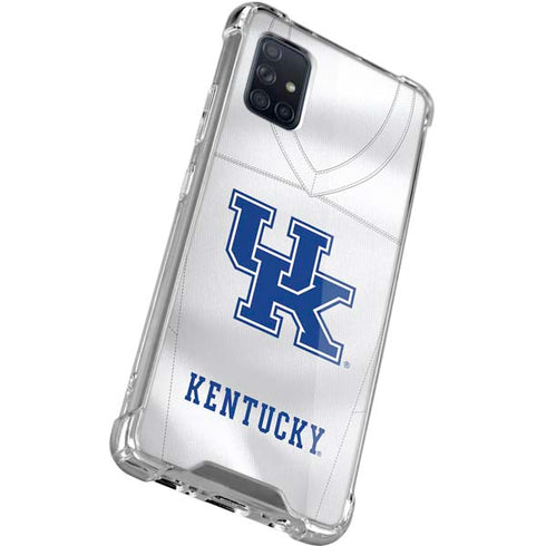 University of Kentucky White Jersey Galaxy A51 5G Clear Case