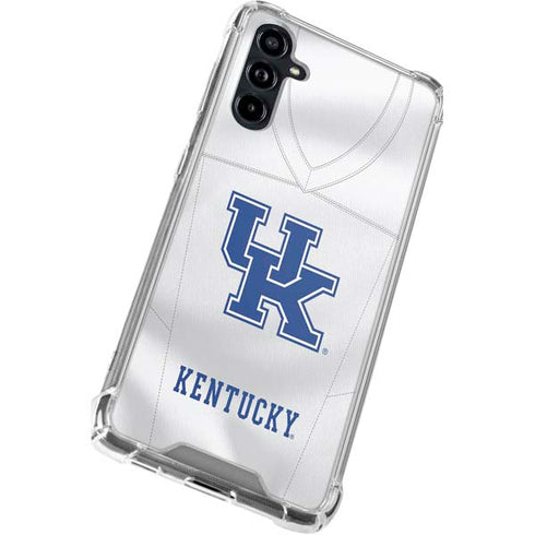 University of Kentucky White Jersey Galaxy A54 5G Clear Case