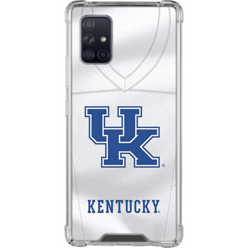 University of Kentucky White Jersey Galaxy A71 5G Clear Case