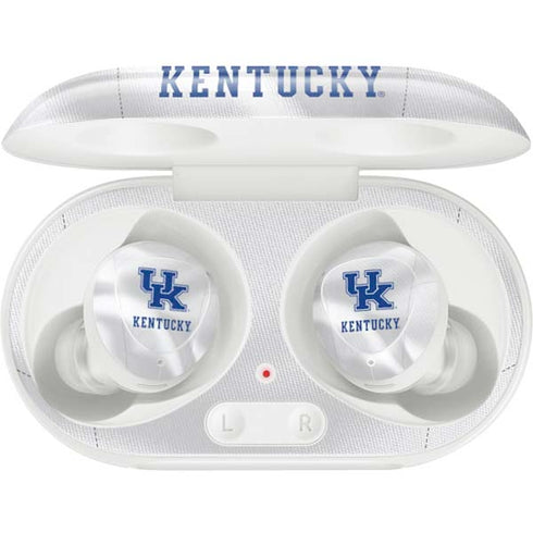 University of Kentucky White Jersey Galaxy Buds Plus Skin