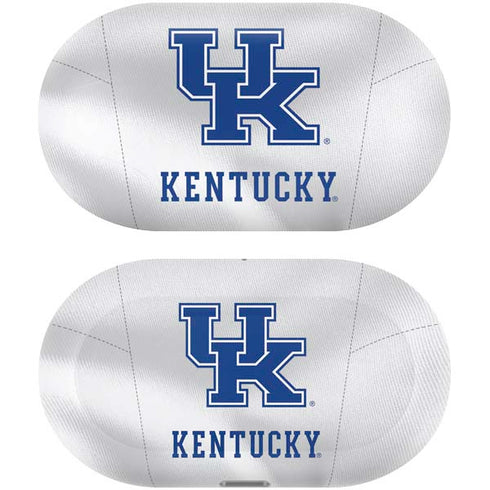 University of Kentucky White Jersey Galaxy Buds Plus Skin
