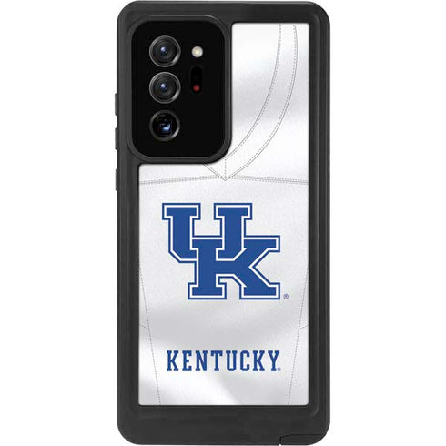 University of Kentucky White Jersey Galaxy Note20 Ultra 5G Waterproof Case