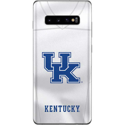 University of Kentucky White Jersey Galaxy S10 Plus Skin