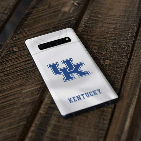 University of Kentucky White Jersey Galaxy S10 Plus Skin