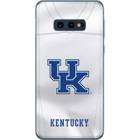 University of Kentucky White Jersey Galaxy S10e Skin