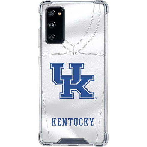 University of Kentucky White Jersey Galaxy S20 FE Clear Case