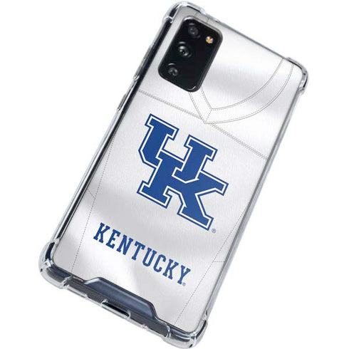 University of Kentucky White Jersey Galaxy S20 FE Clear Case