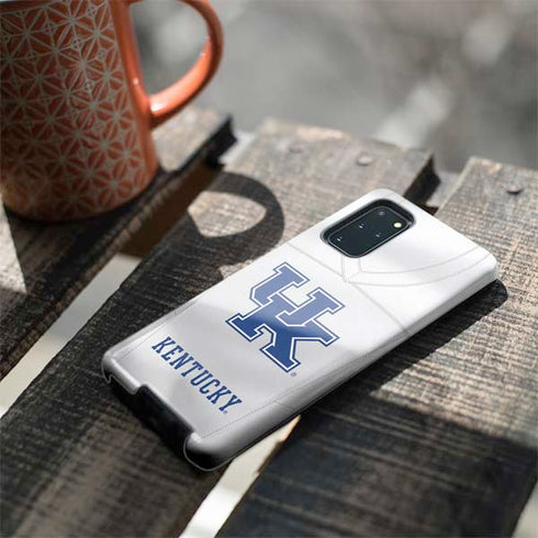 University of Kentucky White Jersey Galaxy S20 Plus Pro Case