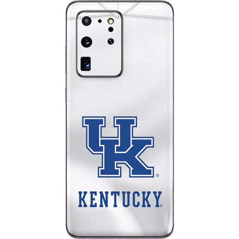 University of Kentucky White Jersey Galaxy S20 Ultra 5G Skin