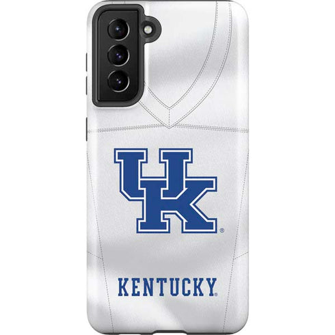 University of Kentucky White Jersey Galaxy S21 FE Pro Case