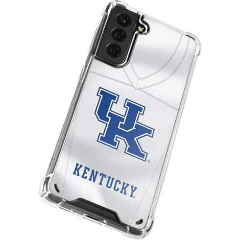 University of Kentucky White Jersey Galaxy S21 Plus 5G Clear Case