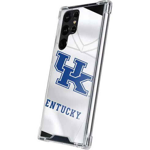 University of Kentucky White Jersey Galaxy S22 Ultra Clear Case
