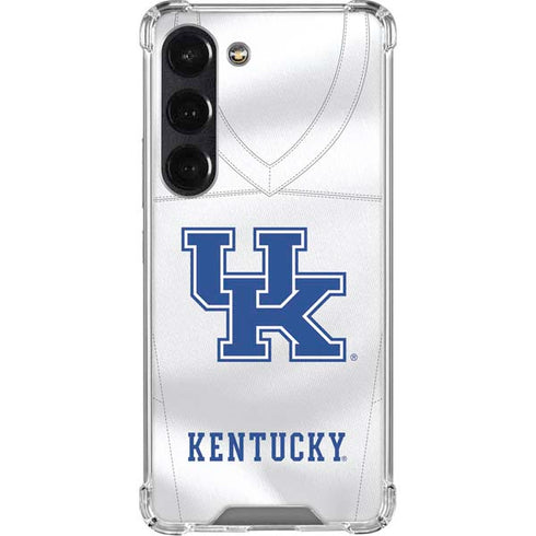 University of Kentucky White Jersey Galaxy S23 Clear Case