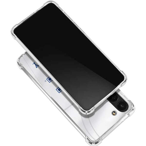 University of Kentucky White Jersey Galaxy S23 FE Clear Case