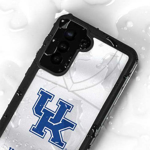University of Kentucky White Jersey Galaxy S23 Plus Waterproof Case