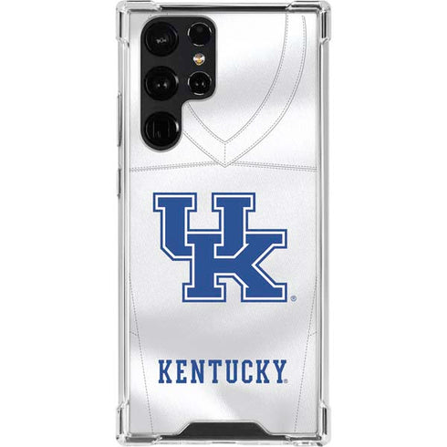 University of Kentucky White Jersey Galaxy S23 Ultra Clear Case