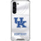 University of Kentucky White Jersey Galaxy S24 FE Clear Case