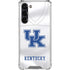 University of Kentucky White Jersey Galaxy S24 FE Clear Case