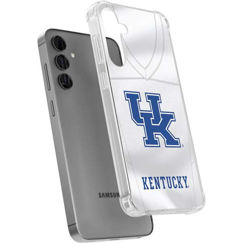 University of Kentucky White Jersey Galaxy S24 Plus Clear Case