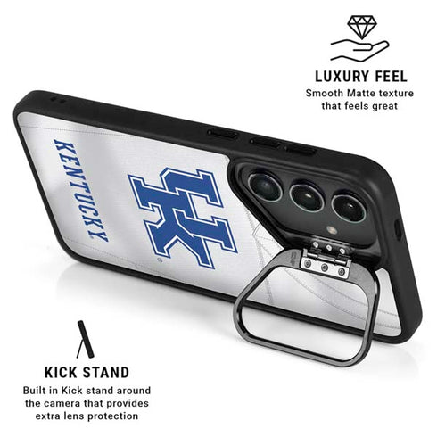 University of Kentucky White Jersey Galaxy S24 Plus Kickstand Case