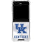 University of Kentucky White Jersey Galaxy Z Flip5 5G Clear Case