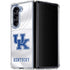 University of Kentucky White Jersey Galaxy Z Fold5 5G Clear Case
