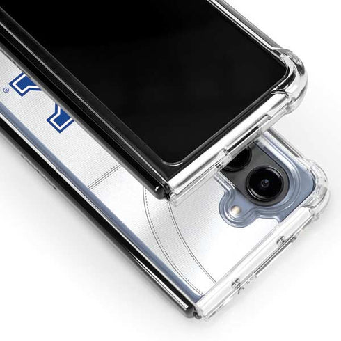 University of Kentucky White Jersey Galaxy Z Fold5 5G Clear Case