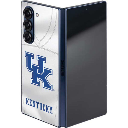 University of Kentucky White Jersey Galaxy Z Fold6 Skin