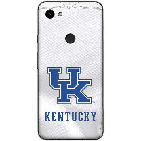 University of Kentucky White Jersey Google Pixel 3a Skin